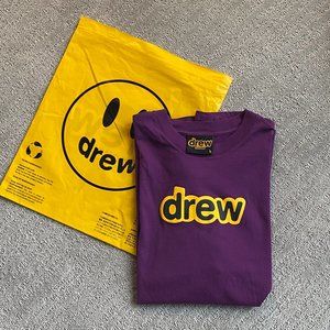 Drew House x Justin Bieber - Purple Tee Shirt - Size Large